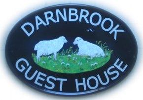 Sheep in a meadow - Painted on a New World classic oval base with Verdana font - Painted by Jean from her own artwork.