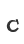 c