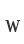 w