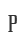 P