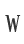 W