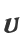 u