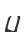 U