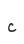 c