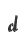 d