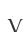 v