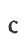 c