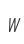 W