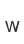 w