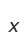 x