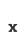 x
