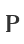 P