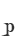 p