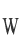 W