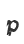 p
