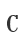 c