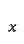 x