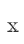 x