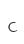c