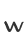w