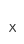 x