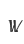 w