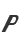 P