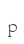 p