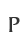 P