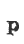 p