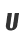 U