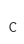 c