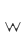w