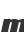 m