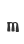 m