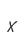 X