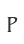 P
