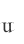 u