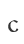 c