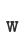 w