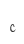 c