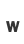 w