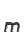m