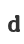 d