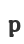 p