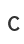 c