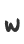 w