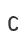 C
