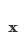 x
