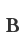 B